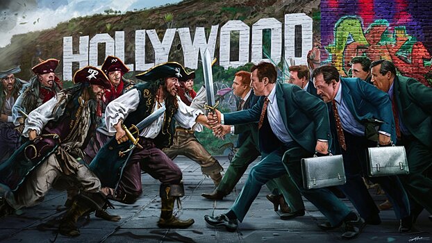 Голливуд бросил вызов пиратам, нацелившись на сайты