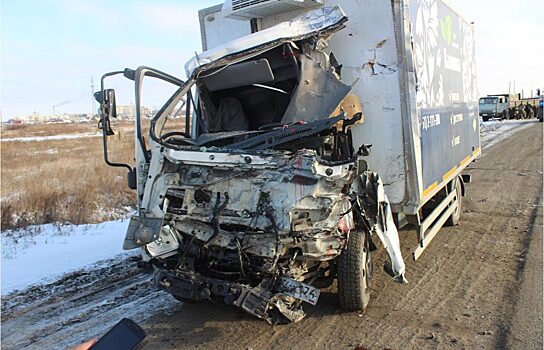 В Курганской области в ДТП с КАМАЗом погиб водитель автомобиля ISUZU