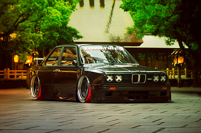 BMW 3-Series E30. Автор — Khyzyl Saleem