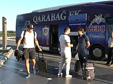 Карабах отправился на первый матч Лиги чемпионов