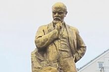 В Беслане вернули Ленина на постамент