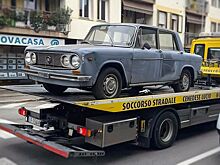 В Италии эвакуировали старую Lancia Fulvia, 47 лет простоявшую на одном и том же месте