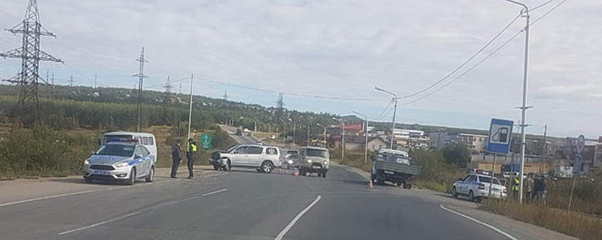 В жёстком ДТП в Магадане пострадал пешеход