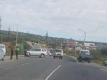 В жёстком ДТП в Магадане пострадал пешеход