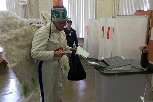 Древарх попытался "удобрить" избирательный участок в Архангельск конским навозом