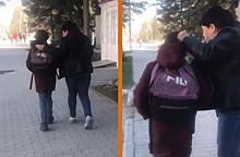 Новосибирская полиция составила протокол на мать, которая вела ребенка по улице за волосы
