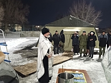 Волгоградские военные отметили Крещение Господне