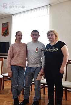 Бойца наградили медалью Суворова