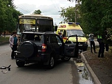 В Кургане в ДТП с автобусом пострадали беременная женщина и ребенок