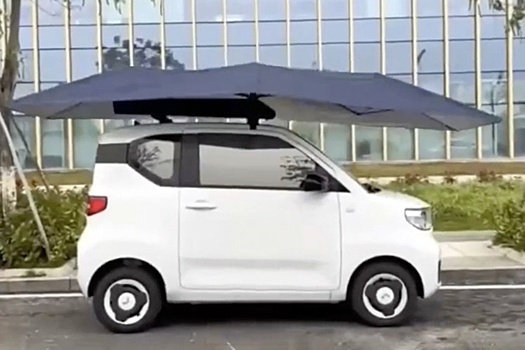 В Китае стали выпускать автозонты от солнца
