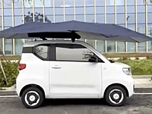 В Китае стали выпускать автозонты от солнца