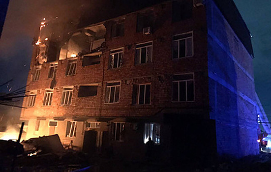 В Махачкале произошел взрыв газа в жилом доме