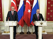 Путин встречается с Эрдоганом в Москве