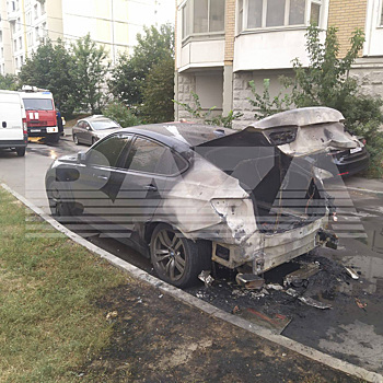Baza: в Москве подожгли BMW замначальника Генштаба ВС РФ
