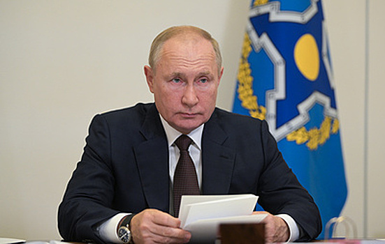 Путин принимает участие в саммите ОДКБ по ситуации на границе Армении и Азербайджана