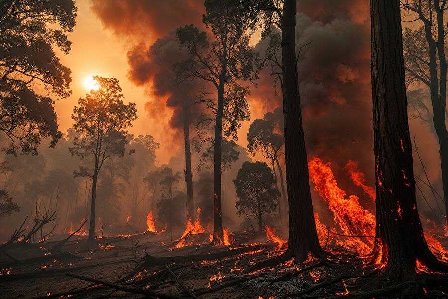 В Армении горит старейший в стране заповедник