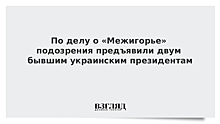 По делу о «Межигорье» подозрения предъявили двум бывшим украинским президентам