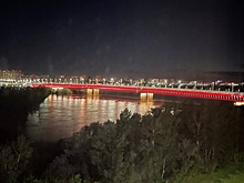 На содержание подсветки омского метромоста собираются потратить более 7 миллионов