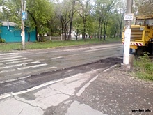 На магнитогорскую дорогу нанесли разметку, а затем сняли асфальт