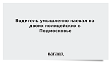 В Подмосковье у наехавшего на полицейских водителя Ford нашли героин