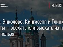 Янино, Энколово, Кингисепп и Глинка закрыты – въехать или выехать из них будет нельзя