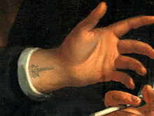 На картине XVII века нашли загадочную татуировку