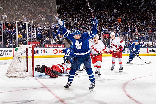 Форвард «Торонто» Марнер признан первой звездой дня в НХЛ