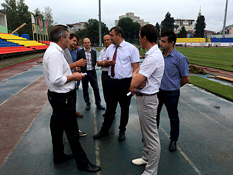 Вице-губернатор Арсен Габуев рассказал о дальнейшей реконструкции центрального стадиона Тамбова