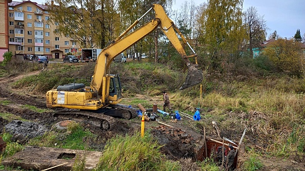 Коммунальщики завершают ремонт водопроводных сетей в Вологде