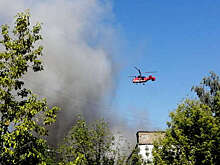 Пожар в двух ангарах на юге Москвы локализован