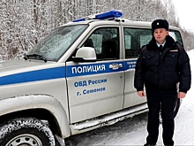 Полицейский спас охотника с обморожением в Семеновском районе