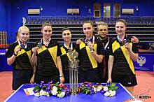 Женская сборная Нижегородской области стала чемпионом России по настольному теннису