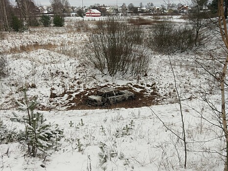 Сгоревшая в Твери машина оказалась в угоне
