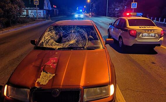 Под Курском иномарка сбила пешехода на дороге в санатории и лагеря