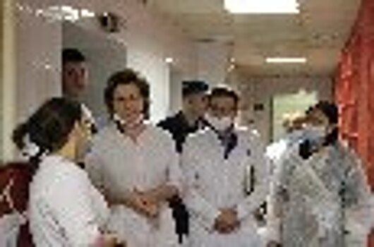 Начальник Управления организации медико-санитарного обеспечения ФСИН России Ольга Янченко с рабочим визитом посетила ГУФСИН России по г. Санкт-Петербургу и Ленинградской области