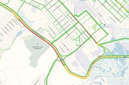 ДТП на Объездной дороге Ново-Ленино спровоцировало большую пробку