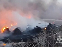 Донское управление МЧС распространило видео тушения пожара в Азове