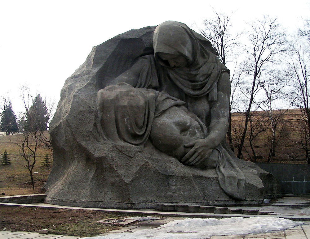Площадь Скорби, Мамаев курган, Волгоград, Россия, Европа
