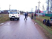 Мужчина из Башкирии перевернулся на мотоцикле