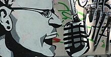 В центре Ростова появилось граффити в память о Честере Беннингтоне