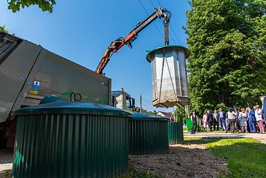 Калужская область закупит более 500 заглубленных контейнеров для мусора