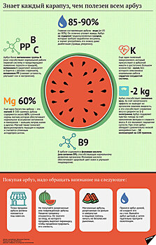 Полезные свойства арбуза