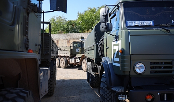 Волгоградская область передала автомобили и беспилотники в зону СВО