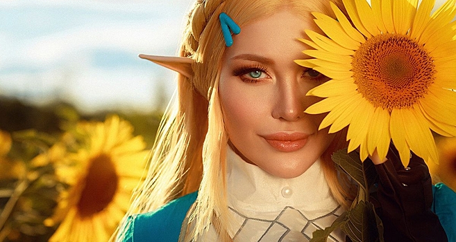 Солнечная Зельда — косплей на принцессу из The Legend of Zelda: Breath of the Wild