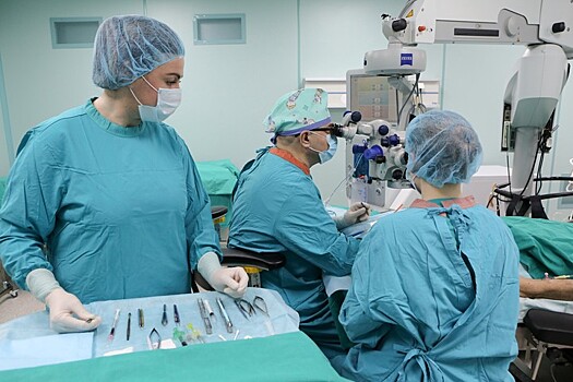 Столичные офтальмологи получили новое оборудование для диагностики нарушений зрения