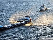 Вышедшее из России судно используют для устрашения финского населения