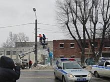 В Смоленске перекрыли проспект Гагарина из-за ДТП
