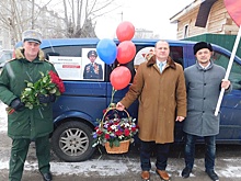 Представители «Бессмертного полка России» поздравили ветерана ВОВ со 100-летием в Тюменской области