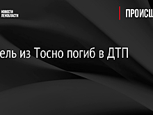 Водитель из Тосно погиб в ДТП
