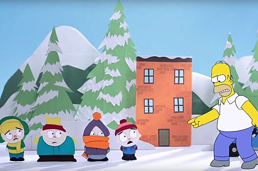 "Симпсоны" вновь столкнулись с героями "Робоцыпа" и South Park